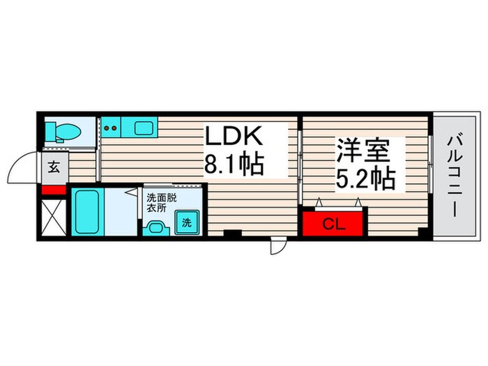 ルミエール高野の物件間取画像