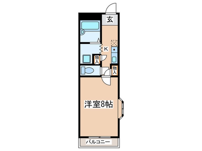 アドラブールＫの物件間取画像