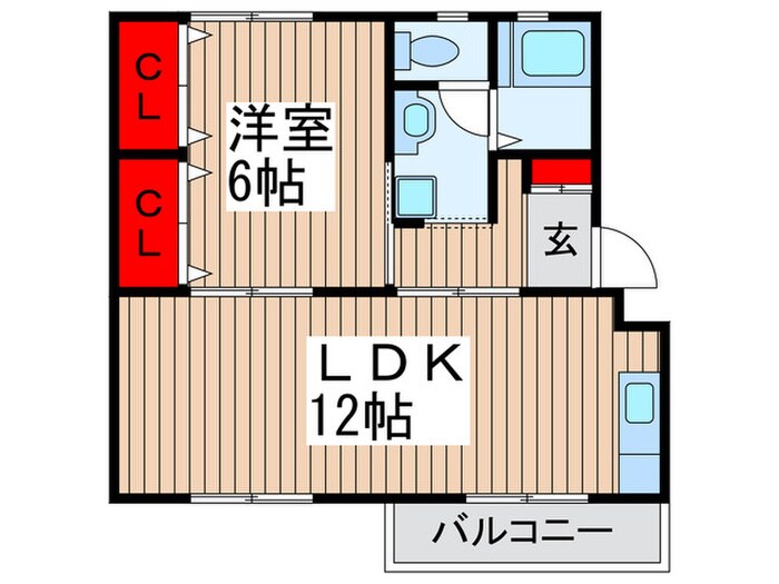 稔台サニーハイツの物件間取画像