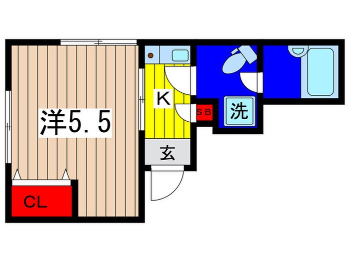 ルイスハウスの物件間取画像