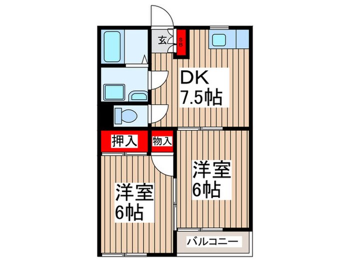 物件間取画像