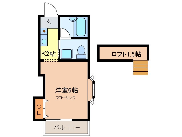 コ－ポヤマト・グランデの物件間取画像