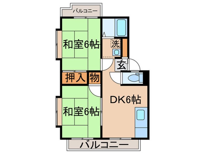 物件間取画像