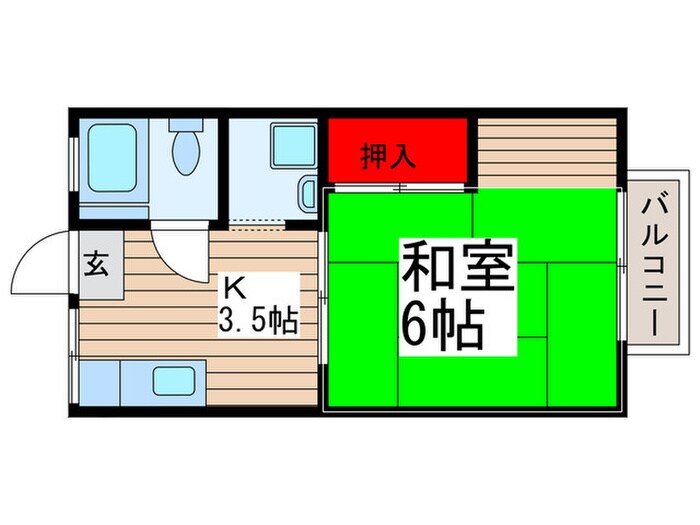 サニ－フラット金子の物件間取画像