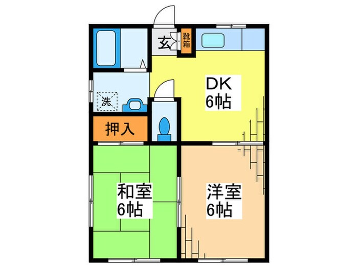 物件間取画像