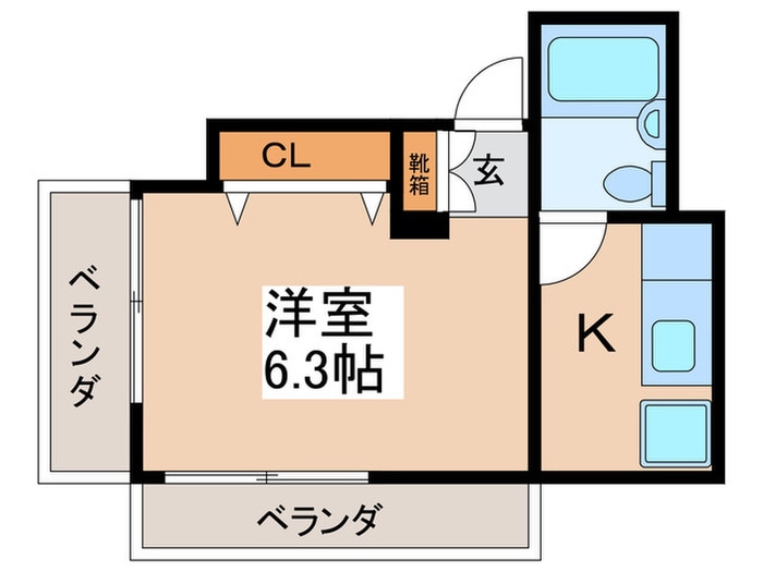 ユーワハイツの物件間取画像