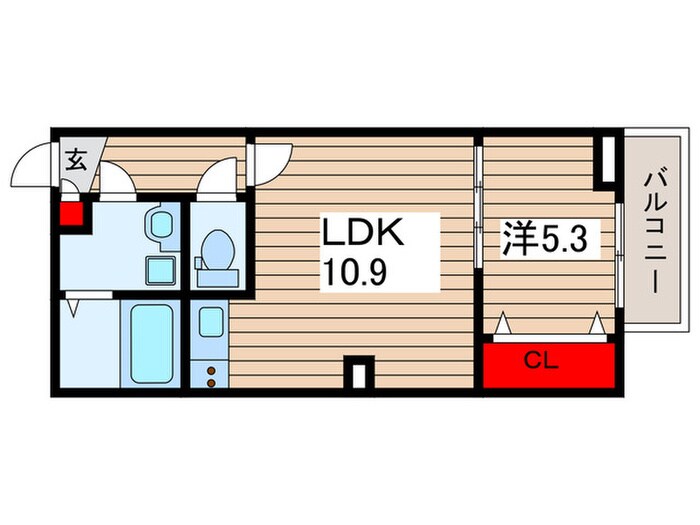 ラテンドール東千葉の物件間取画像