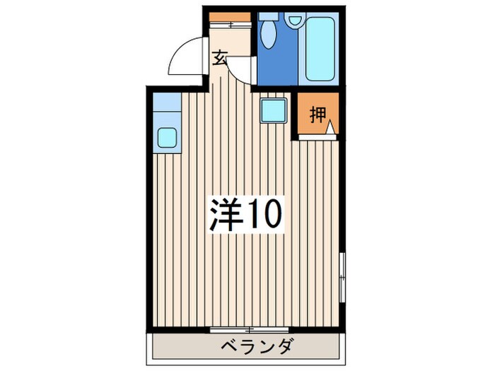 第５野本ハイツの物件間取画像