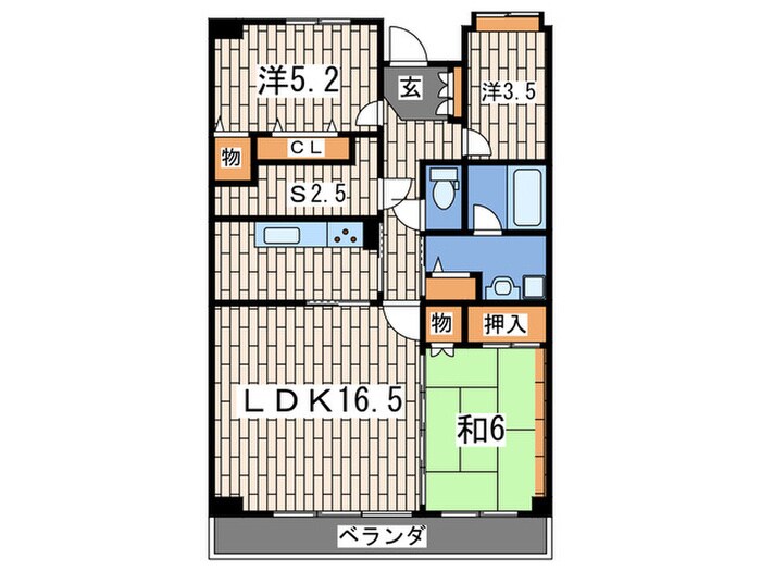 フルセイル権太坂の物件間取画像