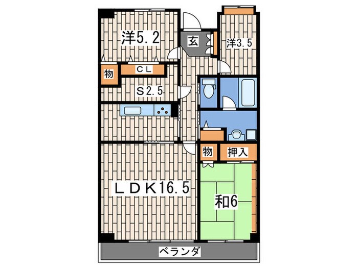 フルセイル権太坂の物件間取画像