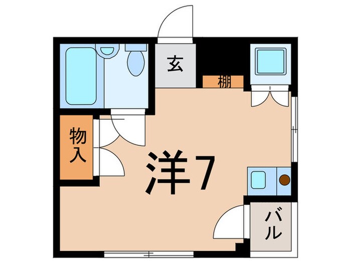 須田フラットの物件間取画像