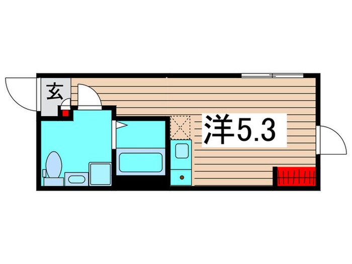 WILLE NISHIARAI Ⅱの物件間取画像