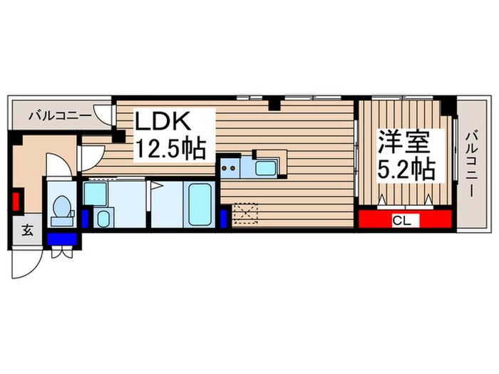 新河岸MSビルの物件間取画像