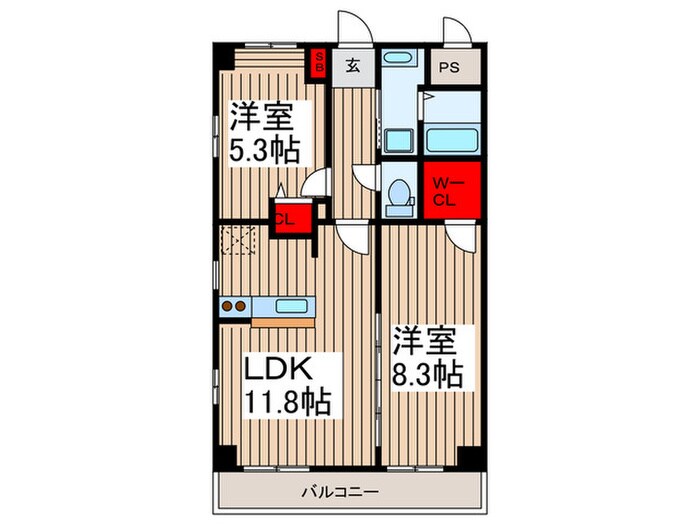 ルミエールの物件間取画像