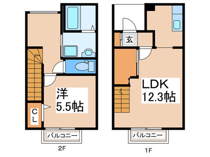 ガ－デンコ－ト市ヶ尾の物件間取画像