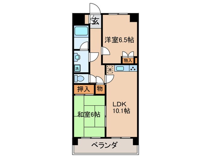 ローズマンション白糸台第３の物件間取画像