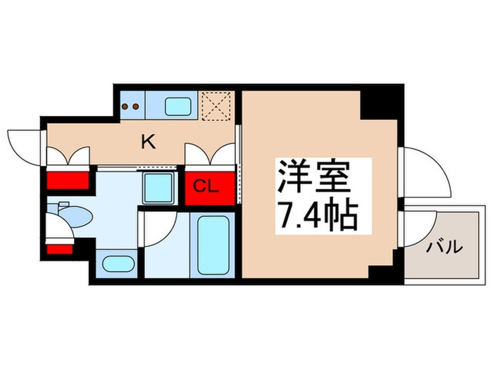 プライムメゾン清澄白河の物件間取画像