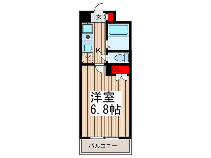 レジディア木場の物件間取画像