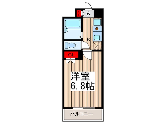 レジディア木場の物件間取画像