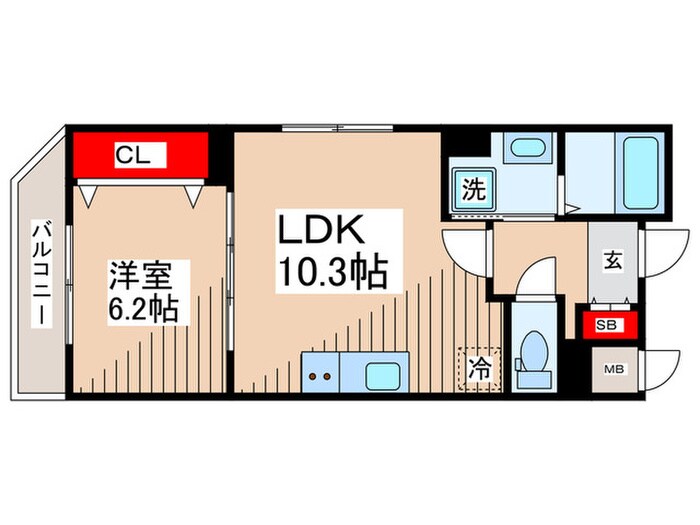 ポンピエール板橋本町の物件間取画像