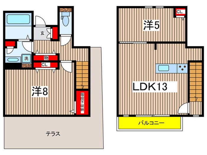 仮)日吉１丁目アパートの物件間取画像