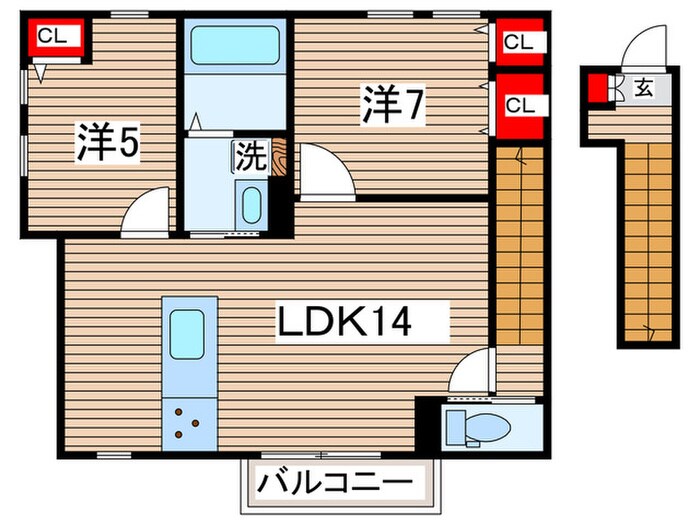 仮)日吉１丁目アパートの物件間取画像