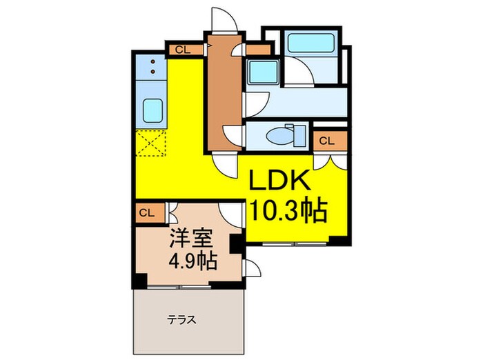 コンフォリア原宿の物件間取画像