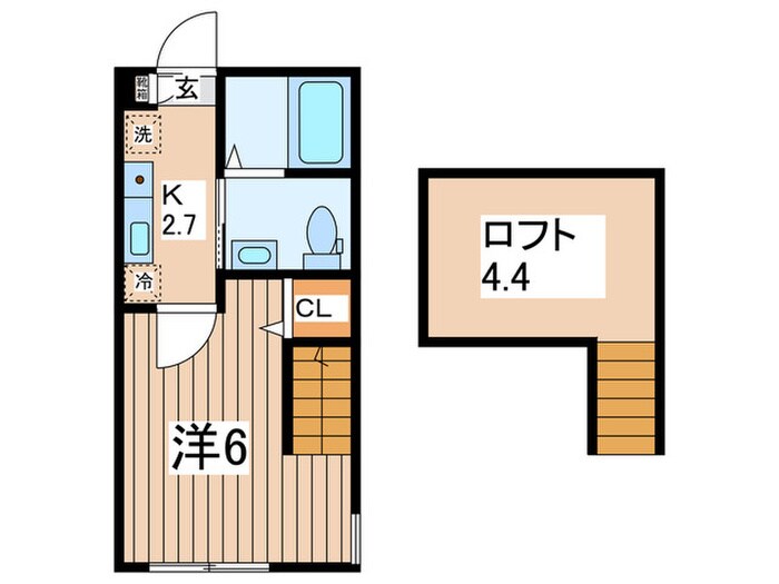 リベルテ相模原の物件間取画像