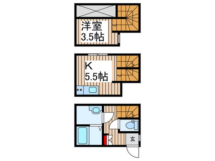 ディアコートの物件間取画像