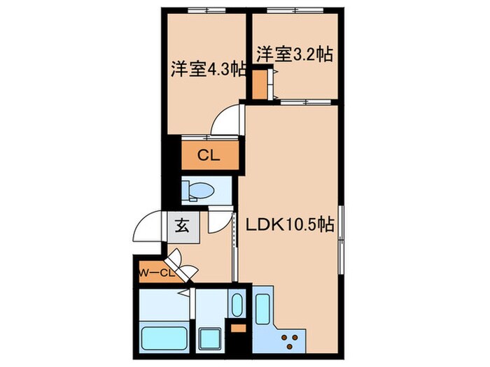 ウェルスクエア新宿戸山の物件間取画像