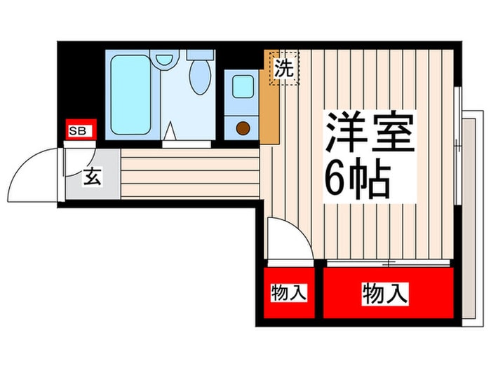 ル－ブル江古田Ⅱ（４０２）の物件間取画像