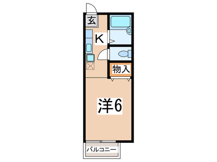 ハイツカシマの物件間取画像