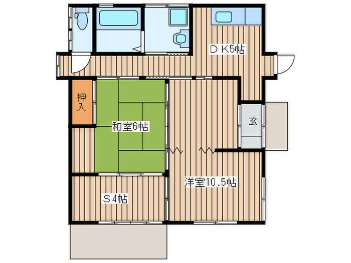 小泉様貸家（入船）の物件間取画像