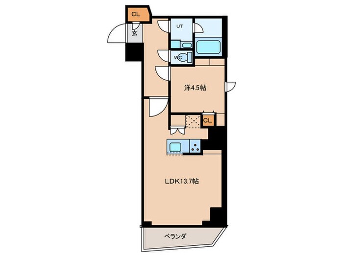 S-RESIDENCE駒沢大学駅前の物件間取画像