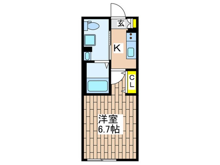 ベイルーム辻堂の物件間取画像