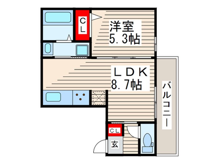 ホライゾンⅡの物件間取画像