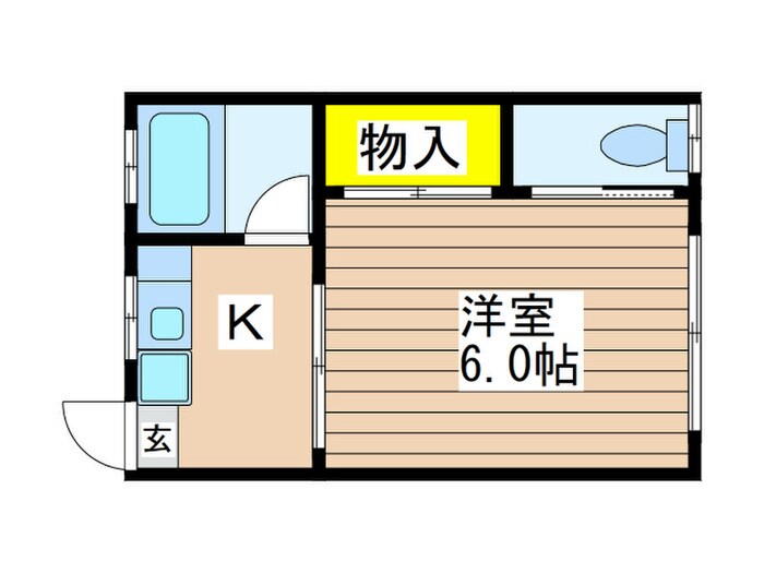 第六美多摩の物件間取画像