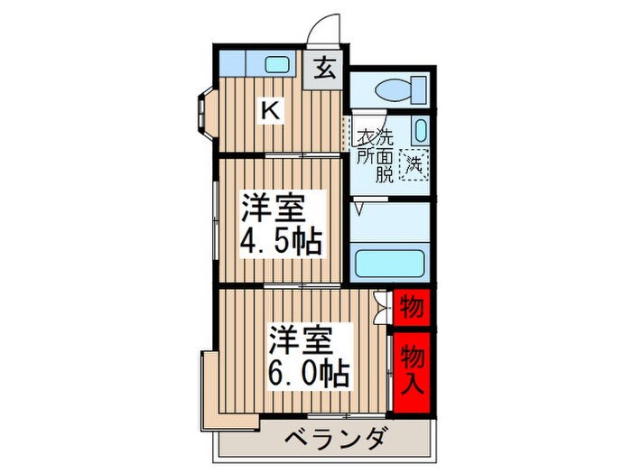第一ビル中山の物件間取画像