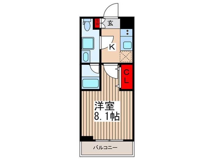 GENOVIA東向島skygarden(214)の物件間取画像