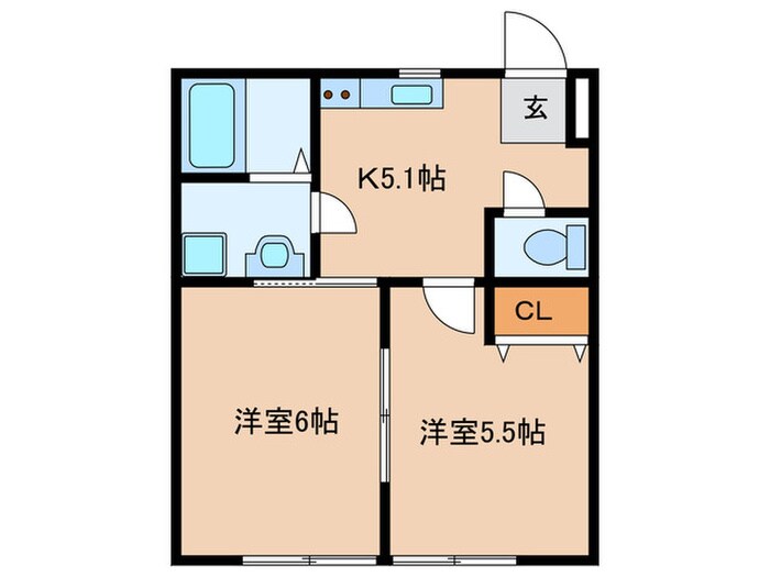 サンモールIZAWAの物件間取画像