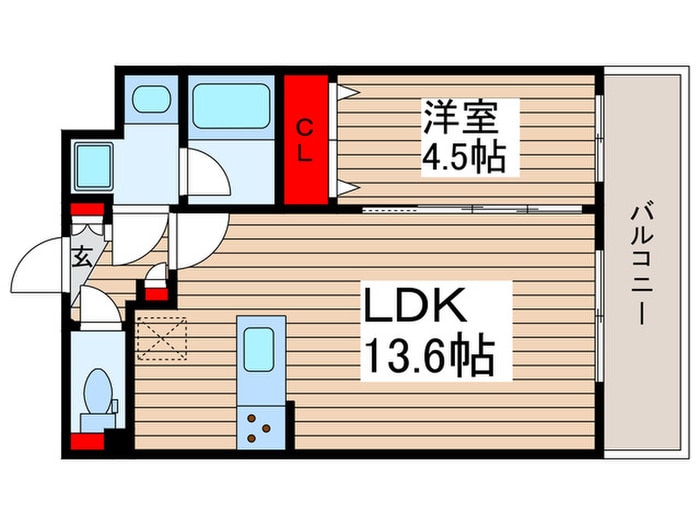 仮)東京八広THESKYﾚｼﾞﾃﾞﾝｽの物件間取画像