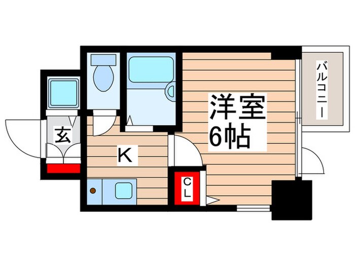 スパシエルクス門前仲町(603)の物件間取画像