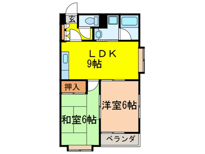 ア－バンウッドの物件間取画像