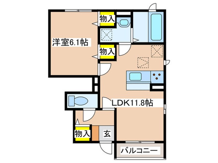 ル・アーブルの物件間取画像