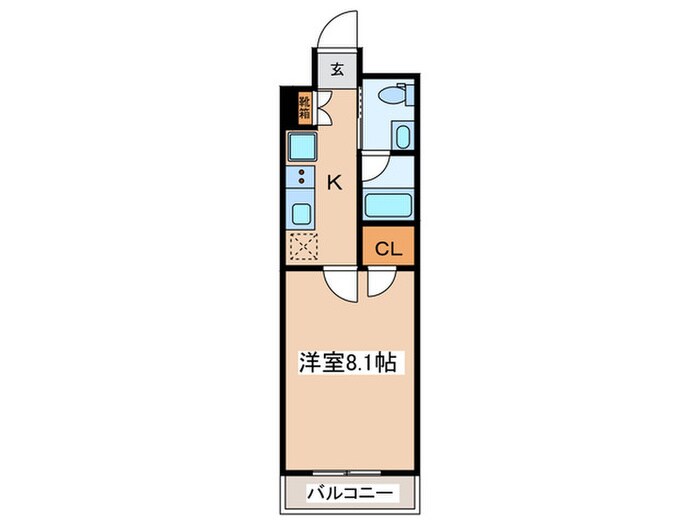 エステムコート元住吉の物件間取画像