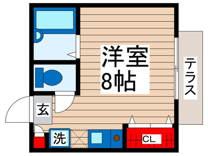パラド－ルの物件間取画像