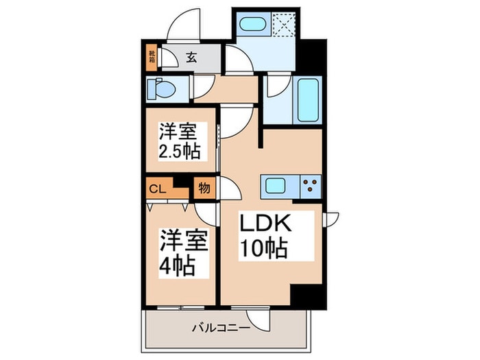 グランパセオ浅草橋Ⅱの物件間取画像