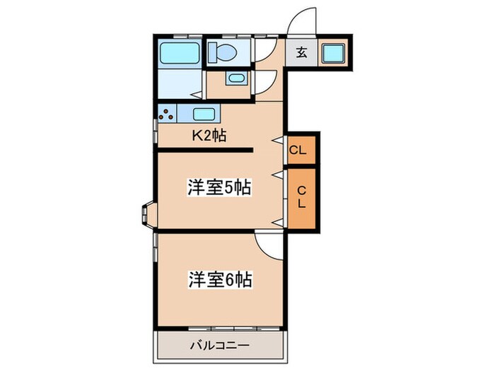 フラットいよの物件間取画像