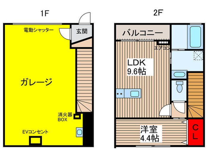 ensoleille K棟の物件間取画像