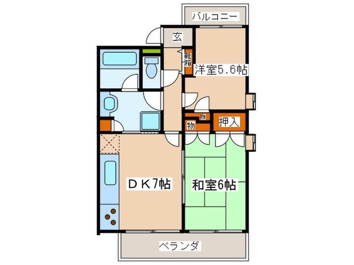ファミ－ルヴィラ多摩の物件間取画像